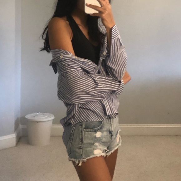 Striped Button Down - Picture 2 of 2